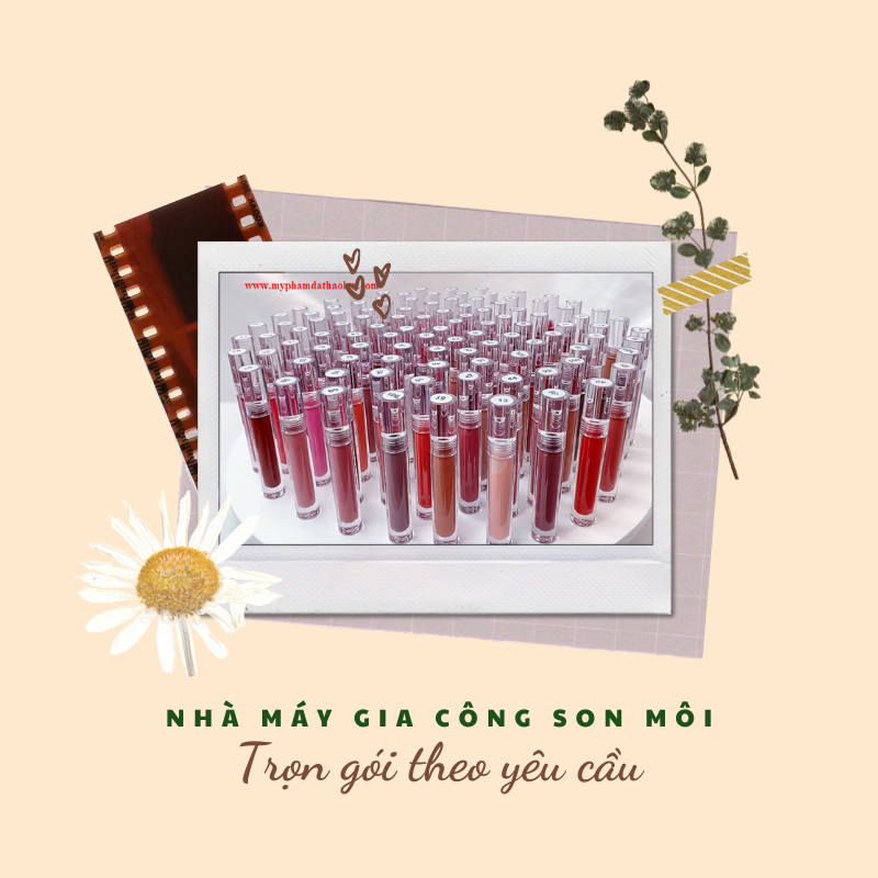 Gia công son môi theo yêu cầu