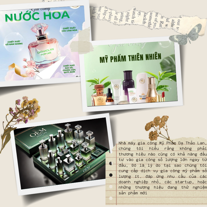 Gia công nước hoa độc quyền trọn gói